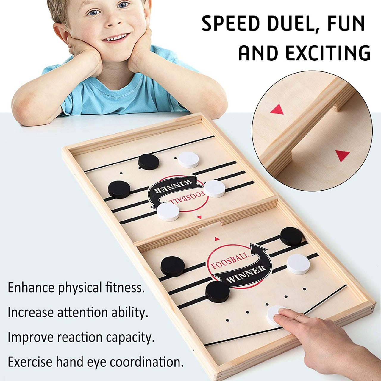 Sling Puck Board Game | Large Pucket Board Game